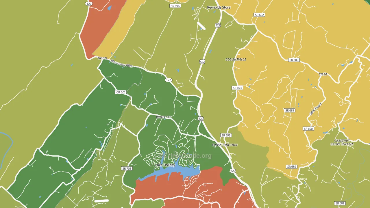 22625, VA Map of Drug-Related Crime Rates