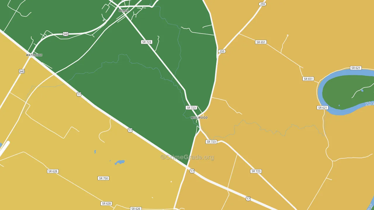 22646, VA Map of Drug-Related Crime Rates