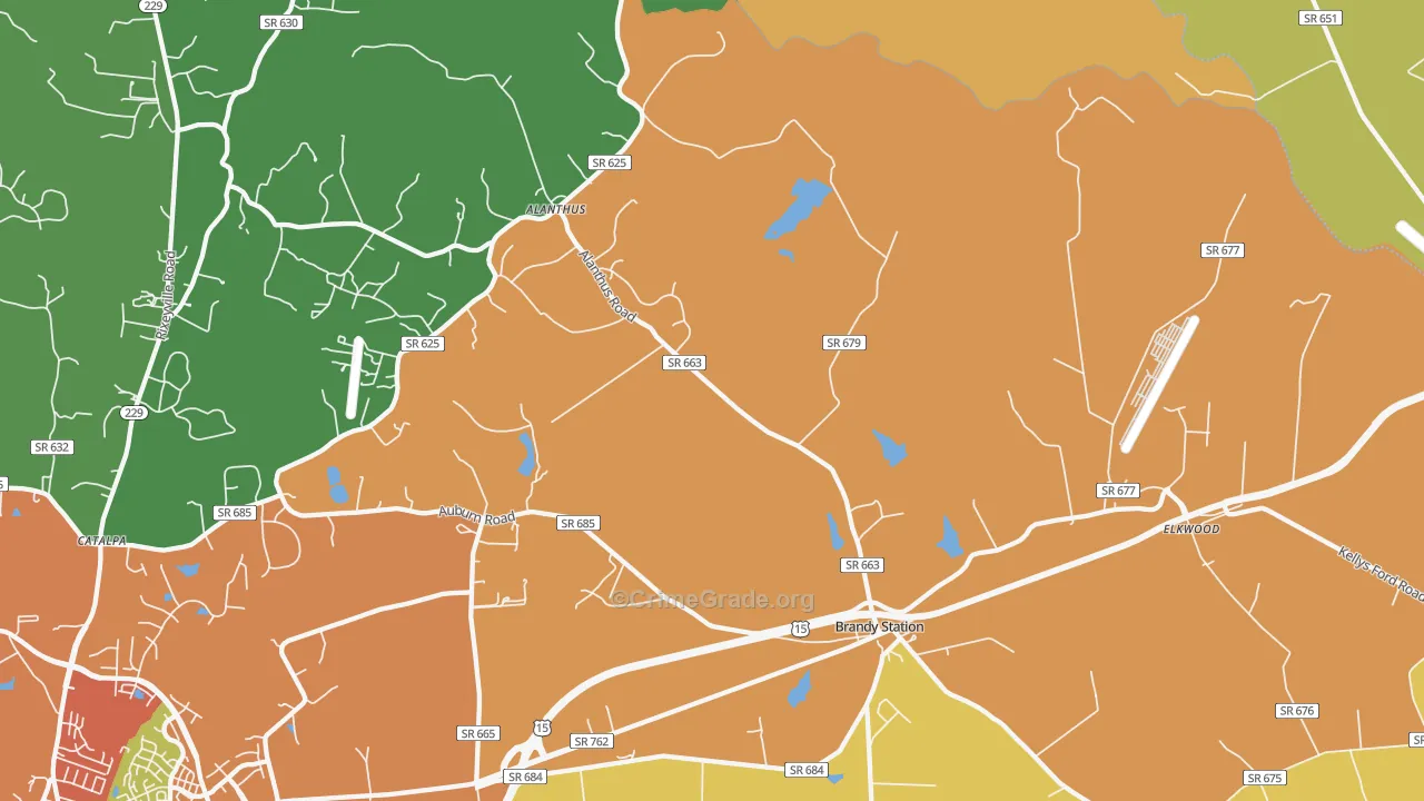 22714, VA Map of Drug-Related Crime Rates
