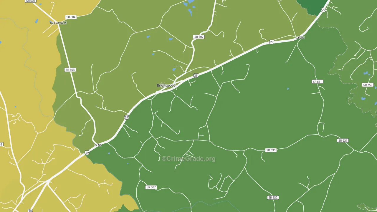 22715, VA Map of Drug-Related Crime Rates