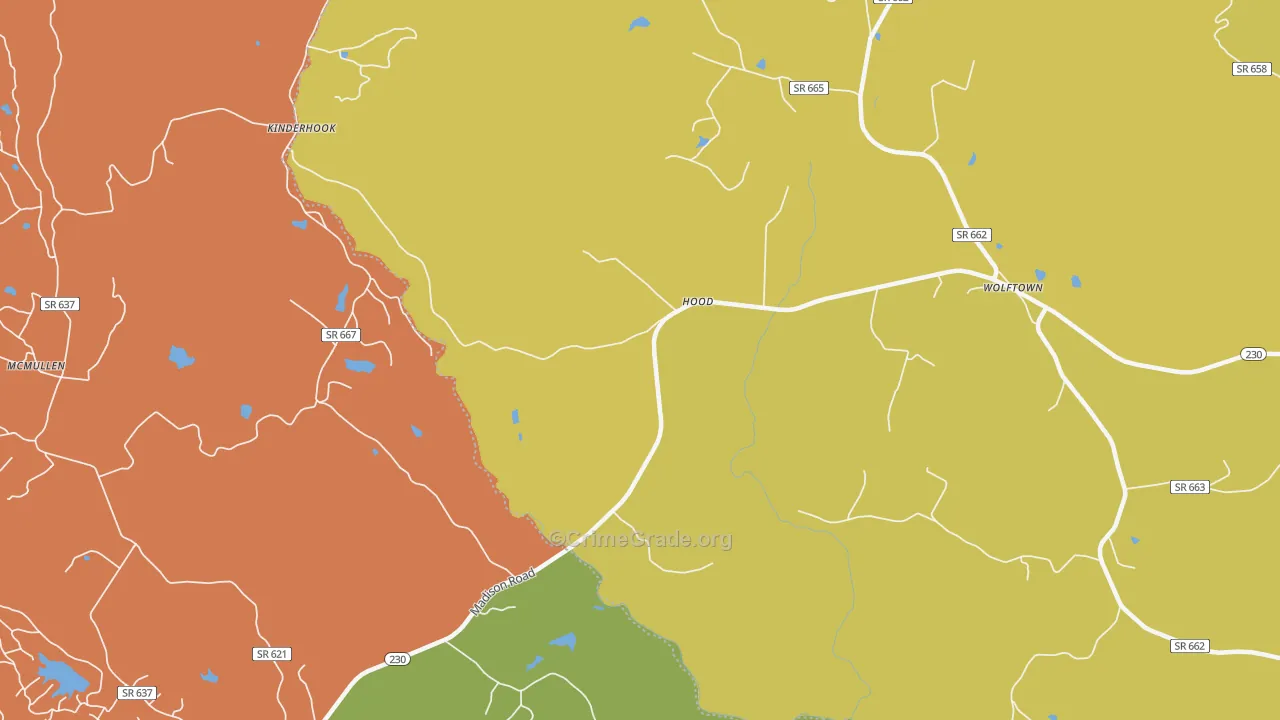 22723, VA Map of Drug-Related Crime Rates