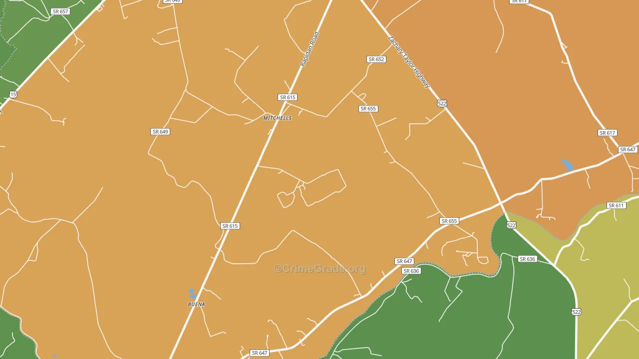 22729, VA Map of Drug-Related Crime Rates