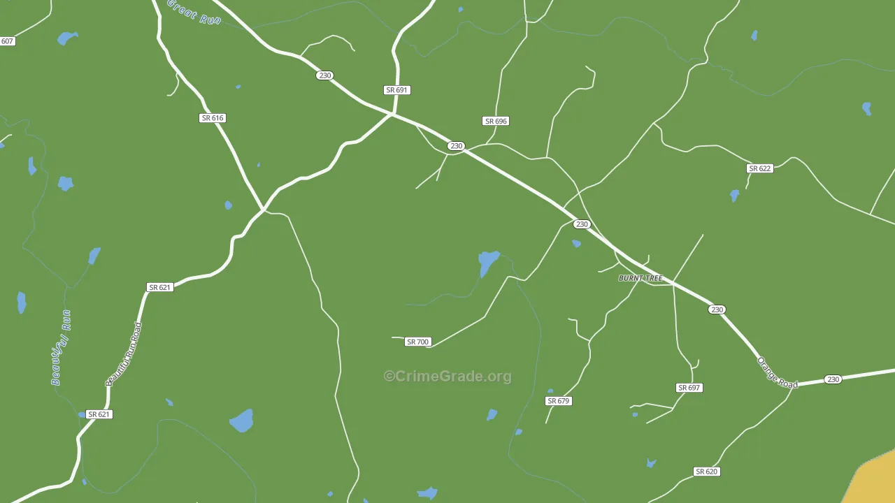 22732, VA Map of Drug-Related Crime Rates