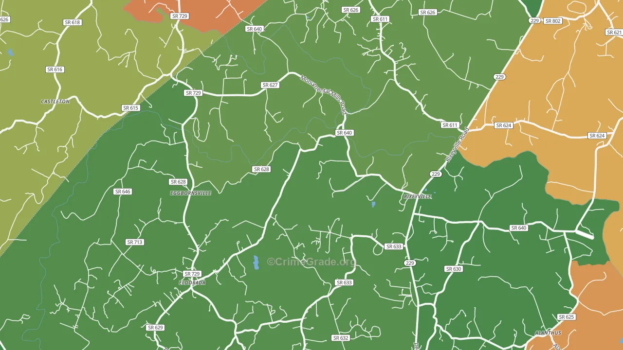 22737, VA Map of Drug-Related Crime Rates