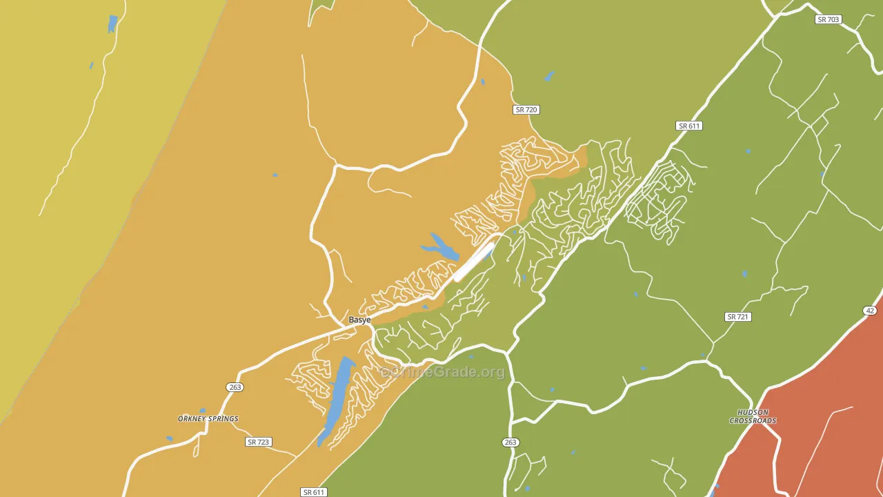 22810, VA Map of Drug-Related Crime Rates