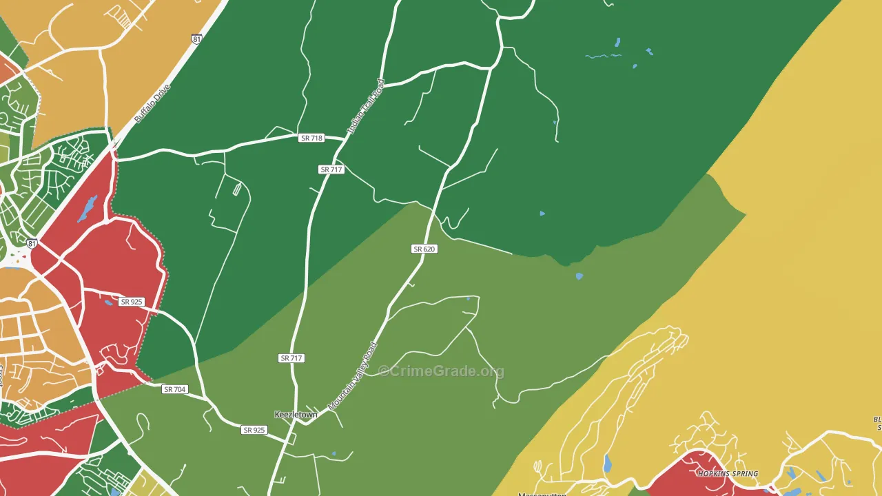 22832, VA Map of Drug-Related Crime Rates