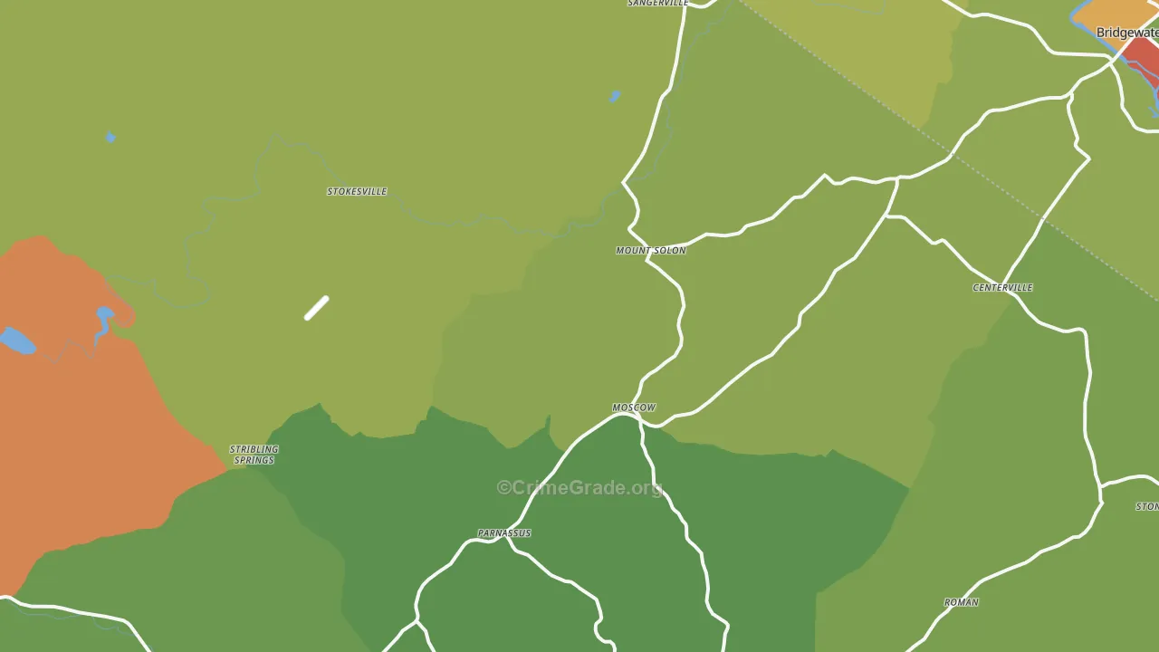 22843, VA Map of Drug-Related Crime Rates