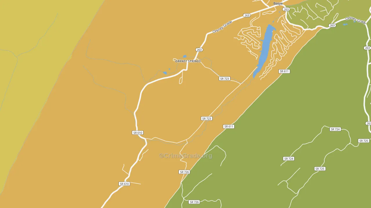22845, VA Map of Drug-Related Crime Rates