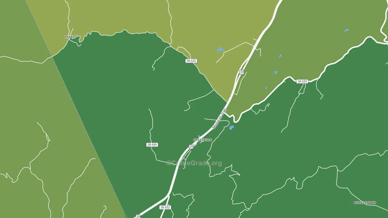 22931, VA Map of Drug-Related Crime Rates