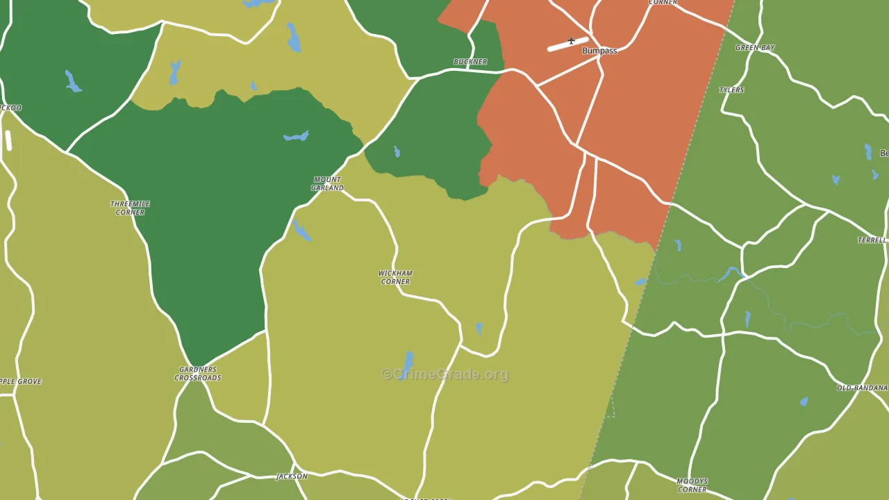 23024, VA Map of Drug-Related Crime Rates