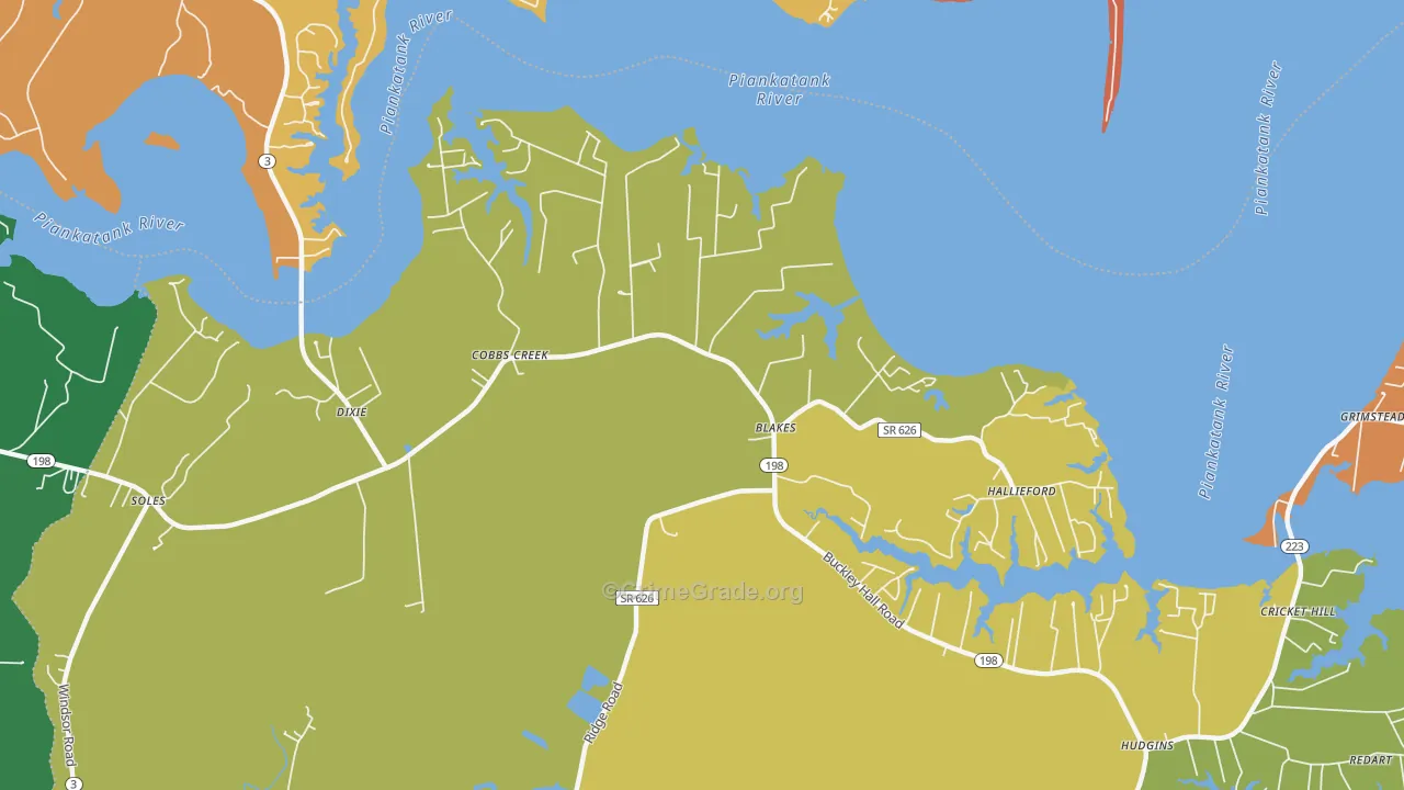 23035, VA Map of Drug-Related Crime Rates