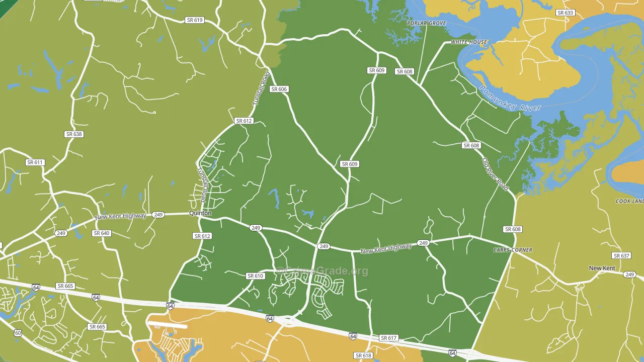 23124, VA Map of Drug-Related Crime Rates