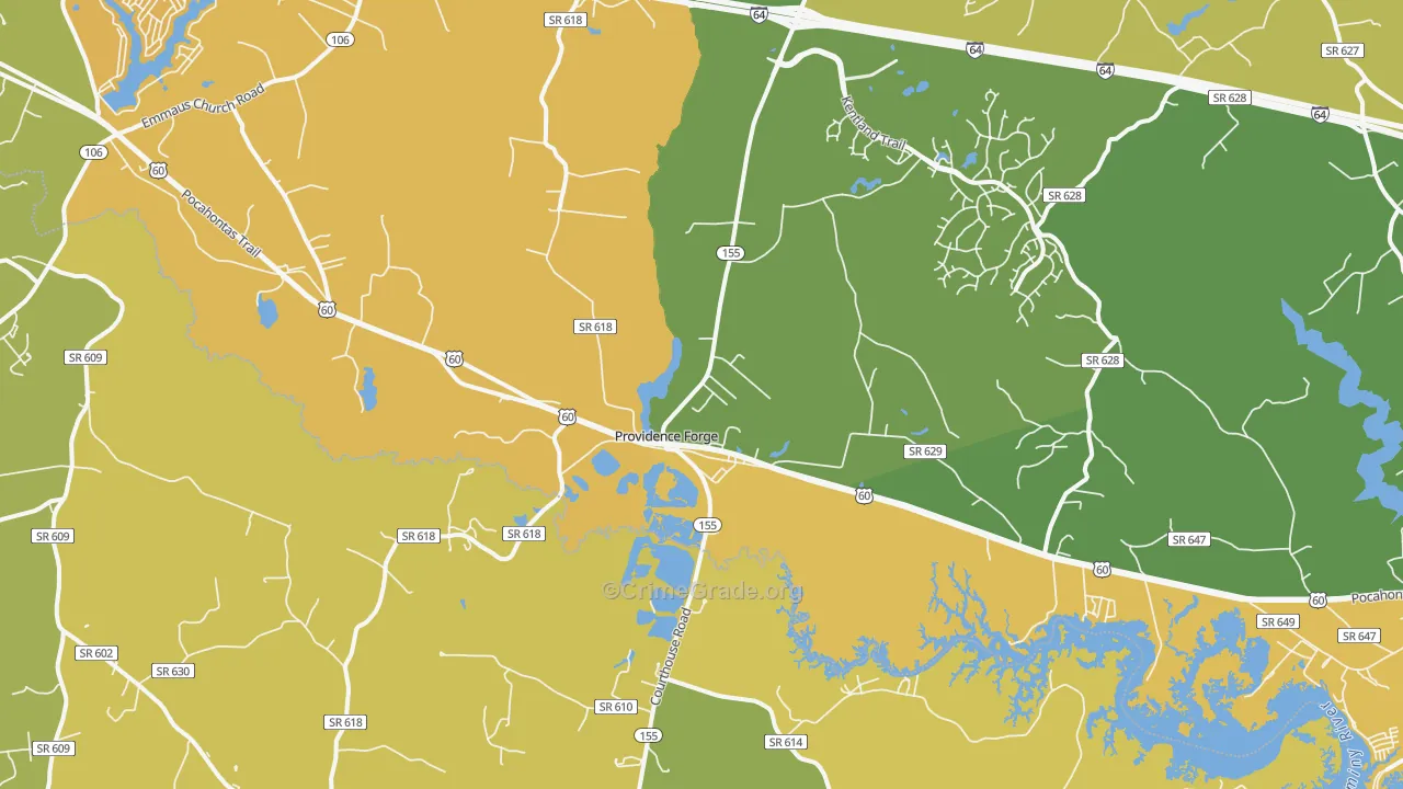 23140, VA Map of Drug-Related Crime Rates