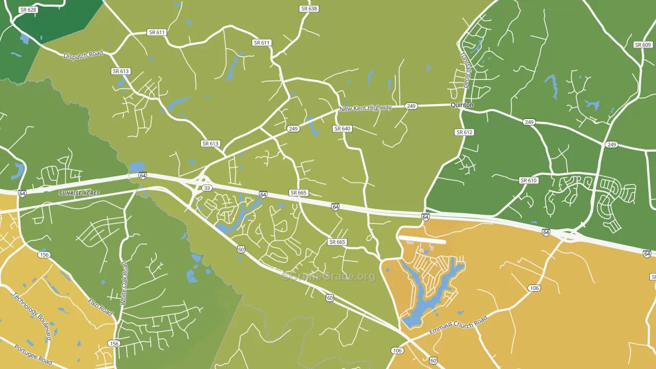 23141, VA Map of Drug-Related Crime Rates