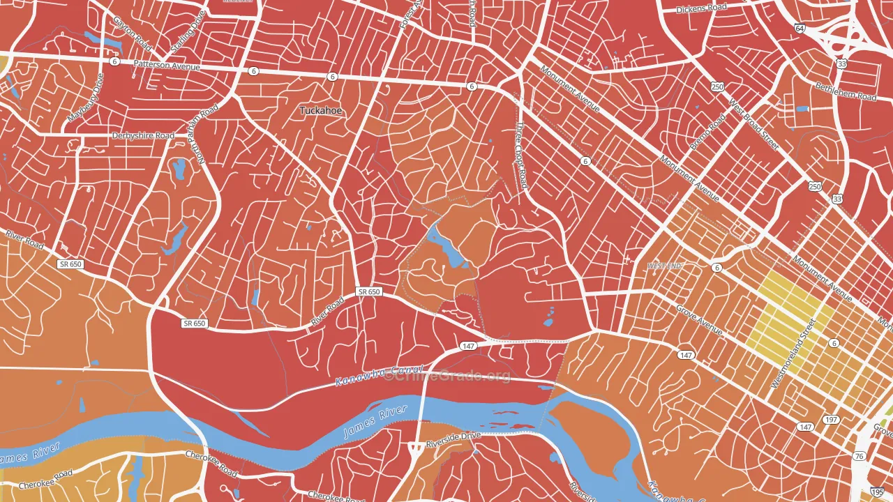 23173, VA Map of Drug-Related Crime Rates