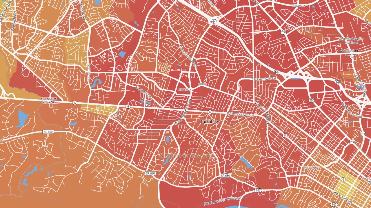 23229, VA Map of Drug-Related Crime Rates