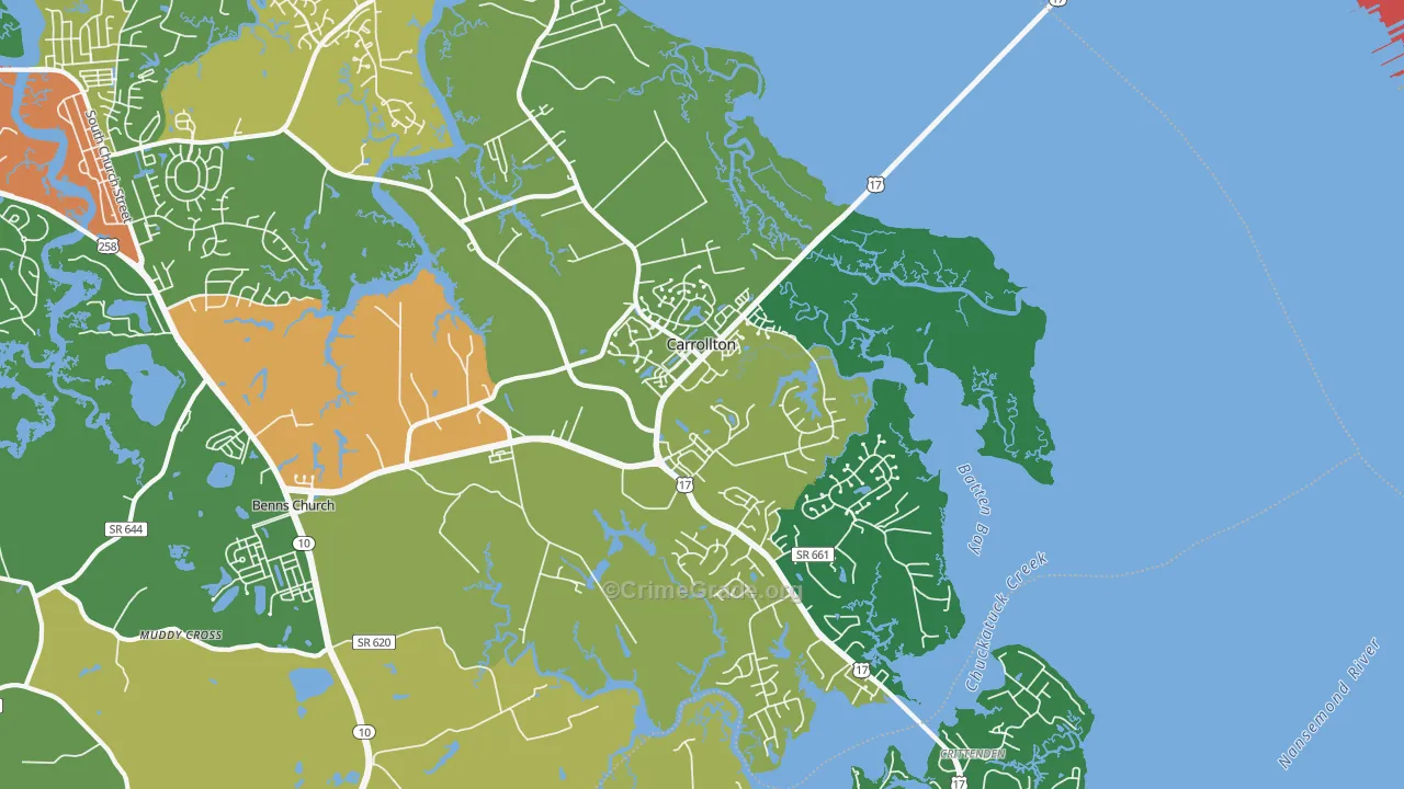 23314, VA Map of Drug-Related Crime Rates