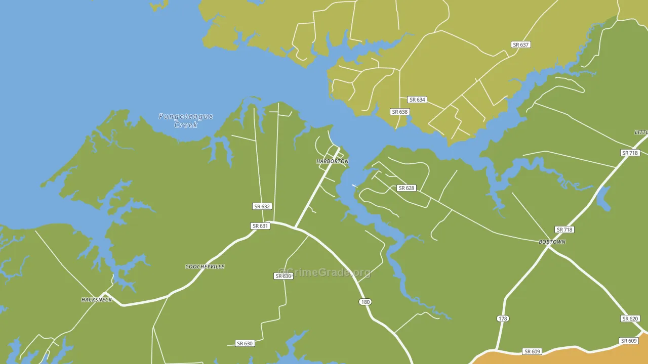 23389, VA Map of Drug-Related Crime Rates