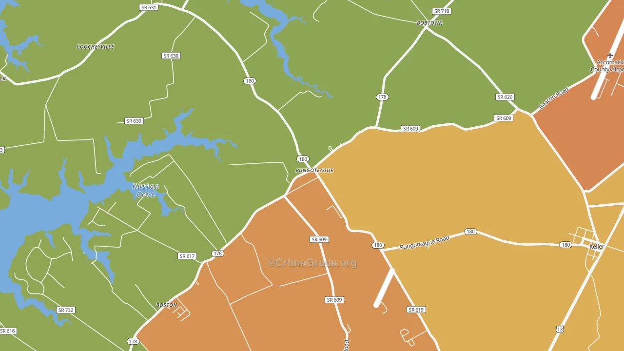 23422, VA Map of Drug-Related Crime Rates