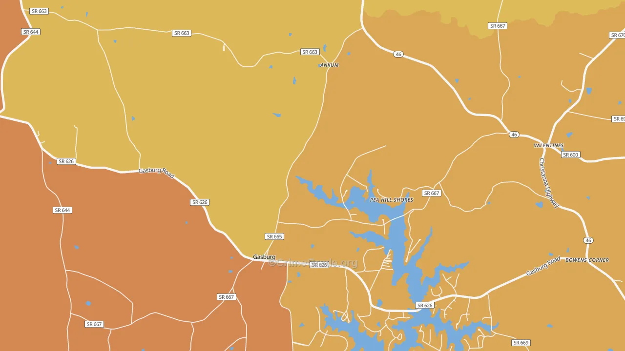 23857, VA Map of Drug-Related Crime Rates