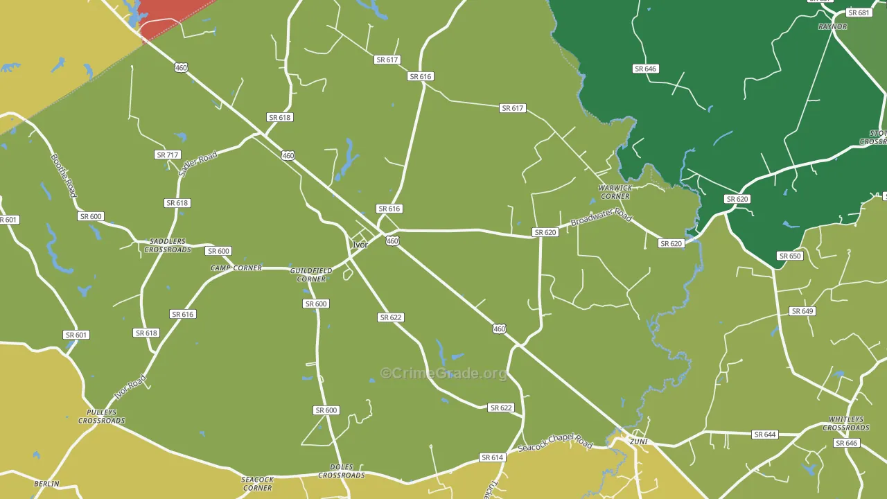 23866, VA Map of Drug-Related Crime Rates