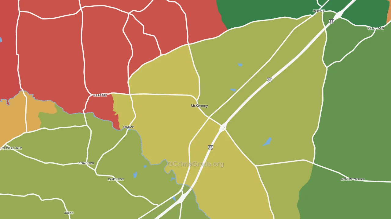 23872, VA Map of Drug-Related Crime Rates