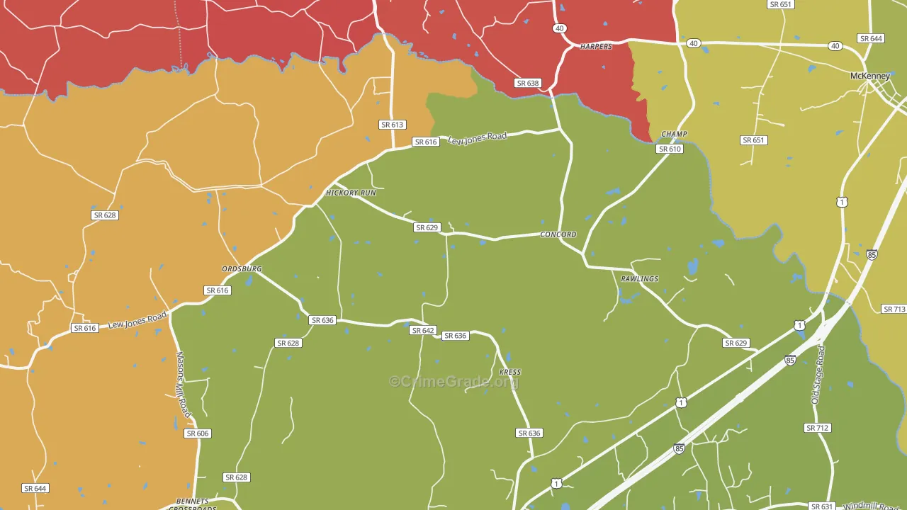 23876, VA Map of Drug-Related Crime Rates