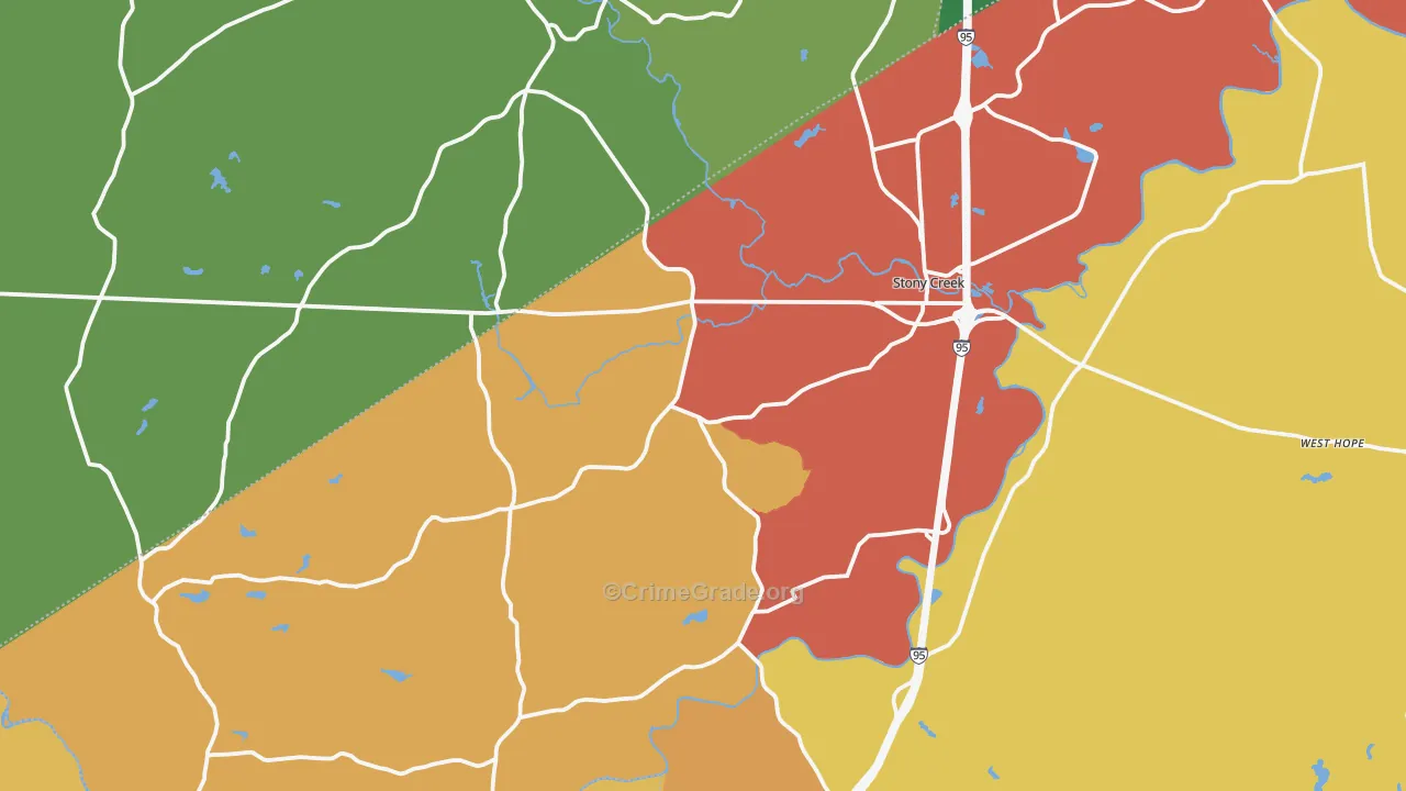 23882, VA Map of Drug-Related Crime Rates