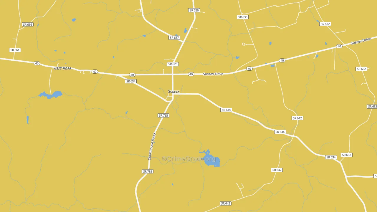 23884, VA Map of Drug-Related Crime Rates