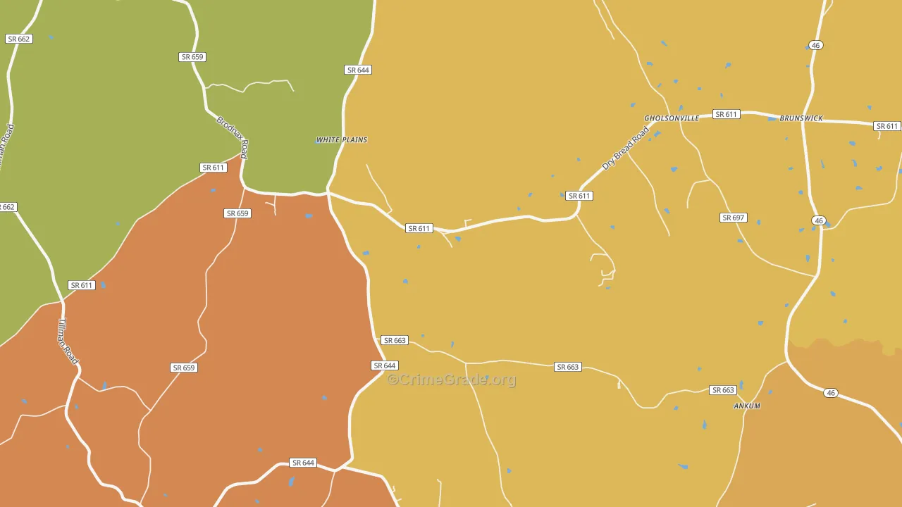 23893, VA Map of Drug-Related Crime Rates