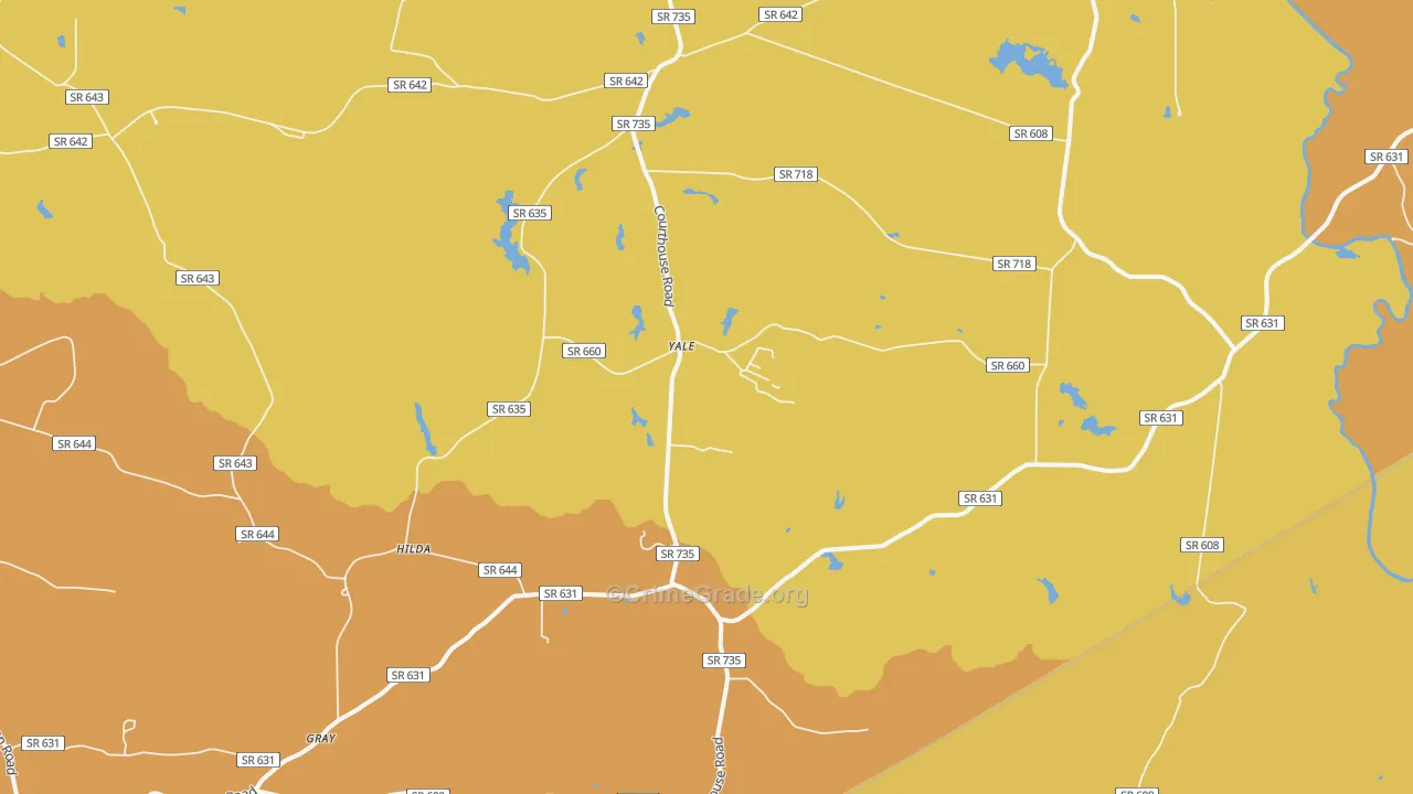 23897, VA Map of Drug-Related Crime Rates