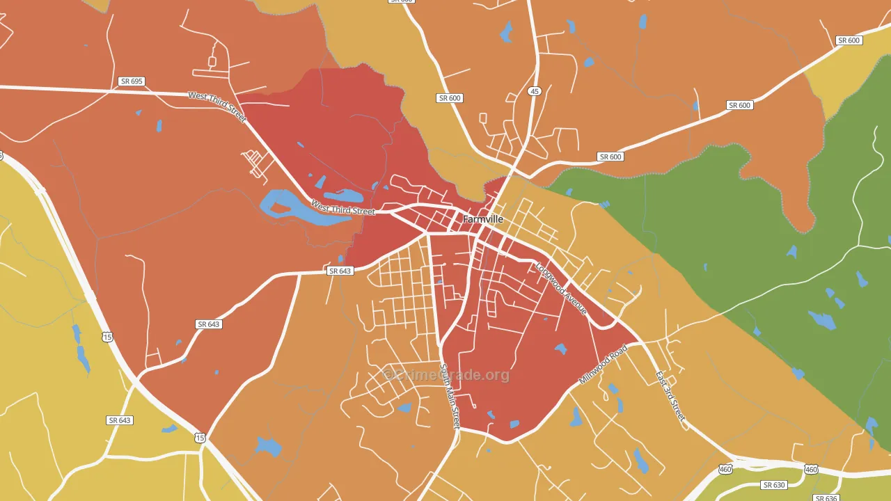 23909, VA Map of Drug-Related Crime Rates