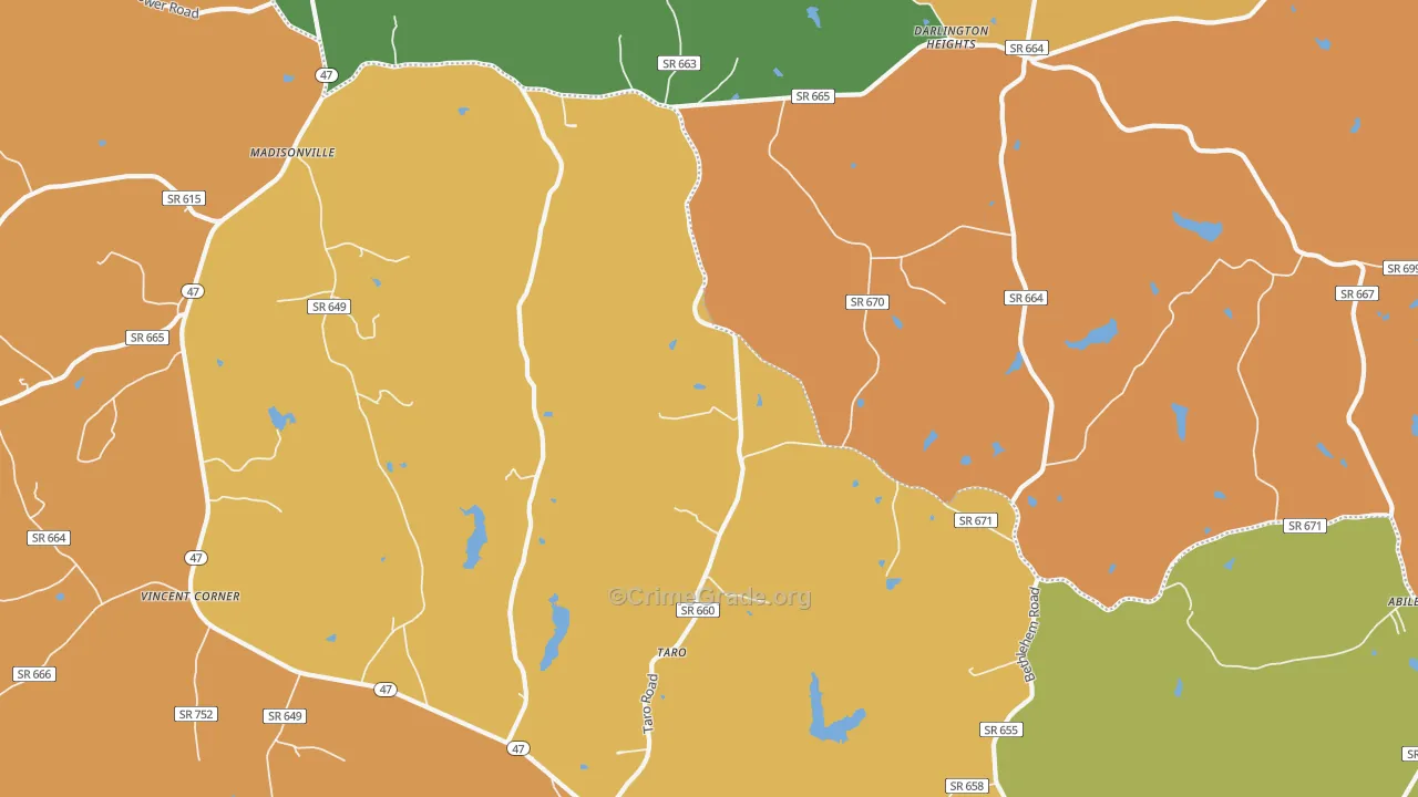 23934, VA Map of Drug-Related Crime Rates