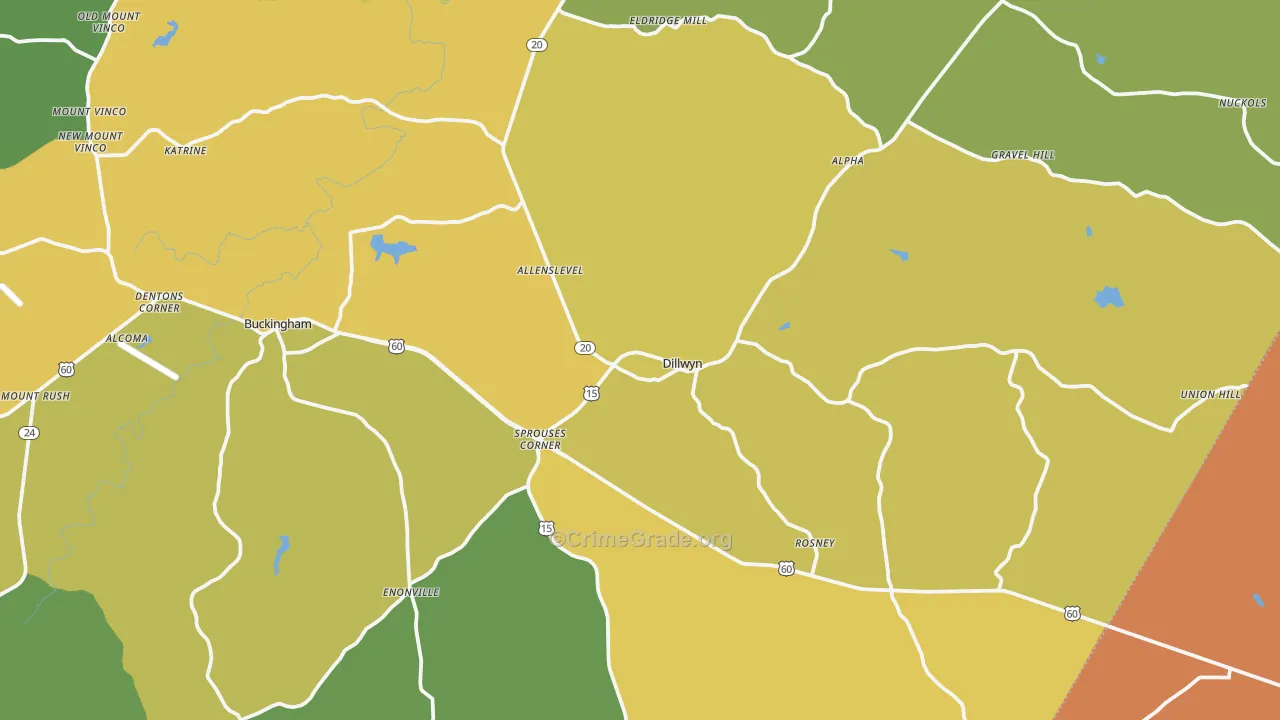 23936, VA Map of Drug-Related Crime Rates