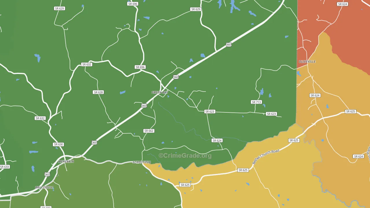 23942, VA Map of Drug-Related Crime Rates