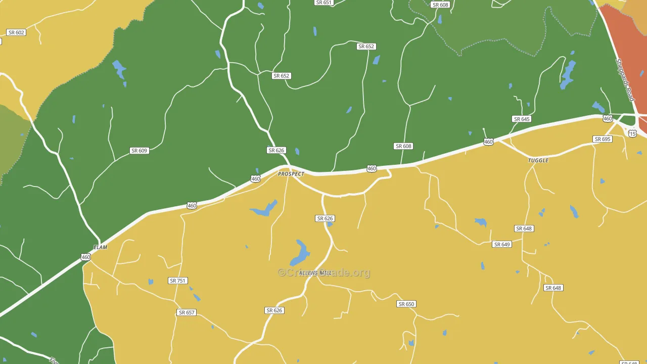 23960, VA Map of Drug-Related Crime Rates