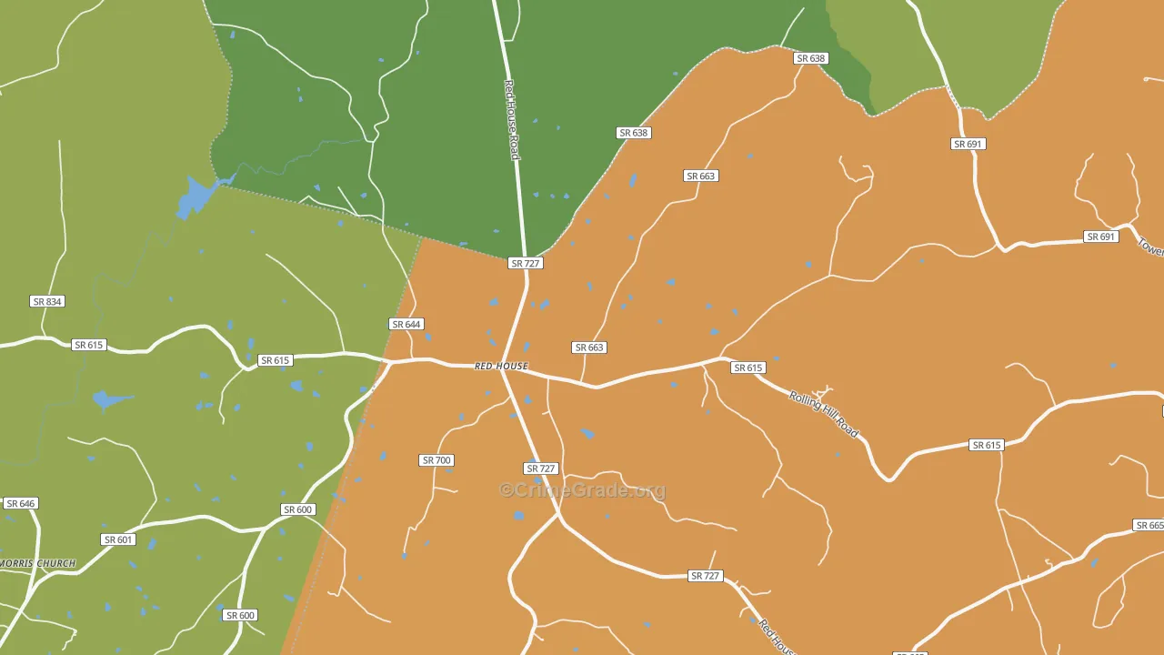 23963, VA Map of Drug-Related Crime Rates