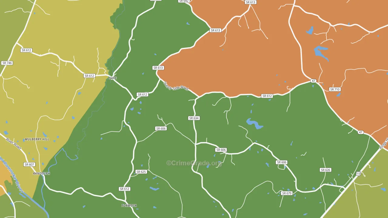 23967, VA Map of Drug-Related Crime Rates