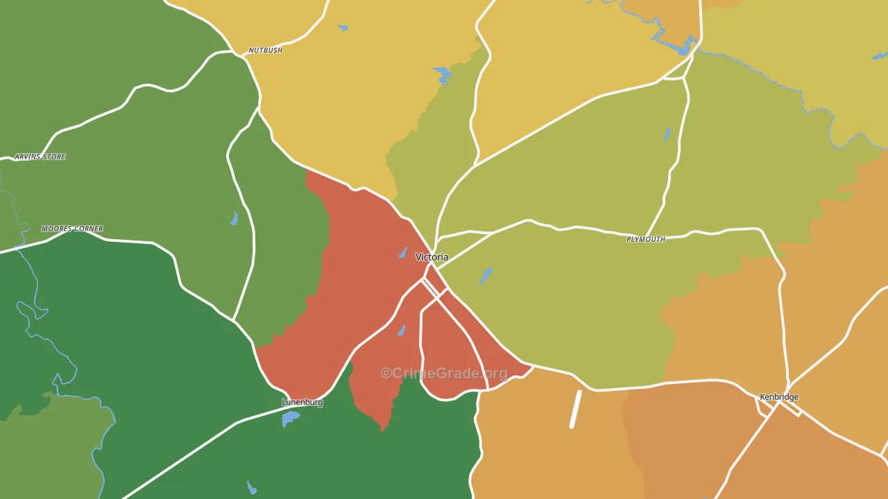 23974, VA Map of Drug-Related Crime Rates
