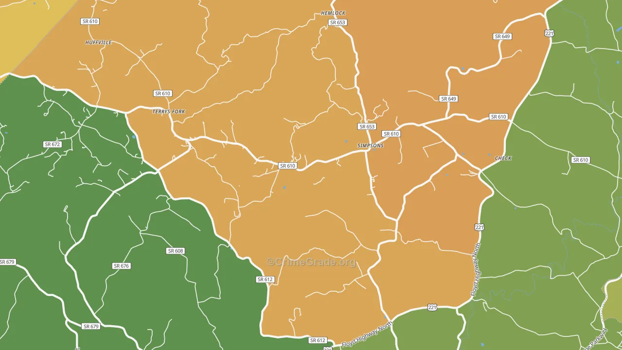 24072, VA Map of Drug-Related Crime Rates