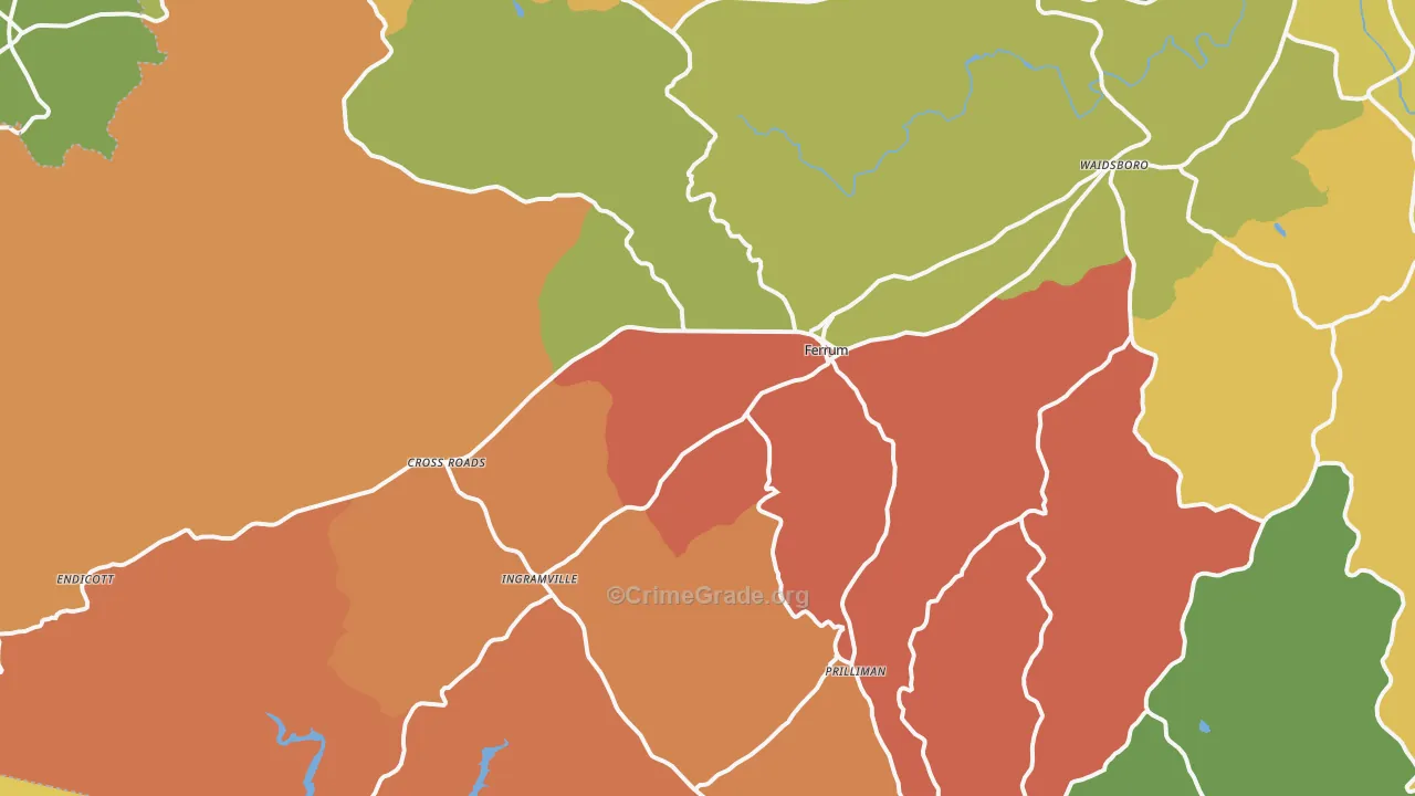 24088, VA Map of Drug-Related Crime Rates