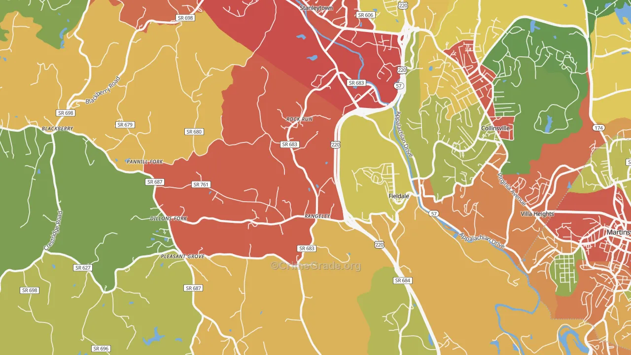 24089, VA Map of Drug-Related Crime Rates