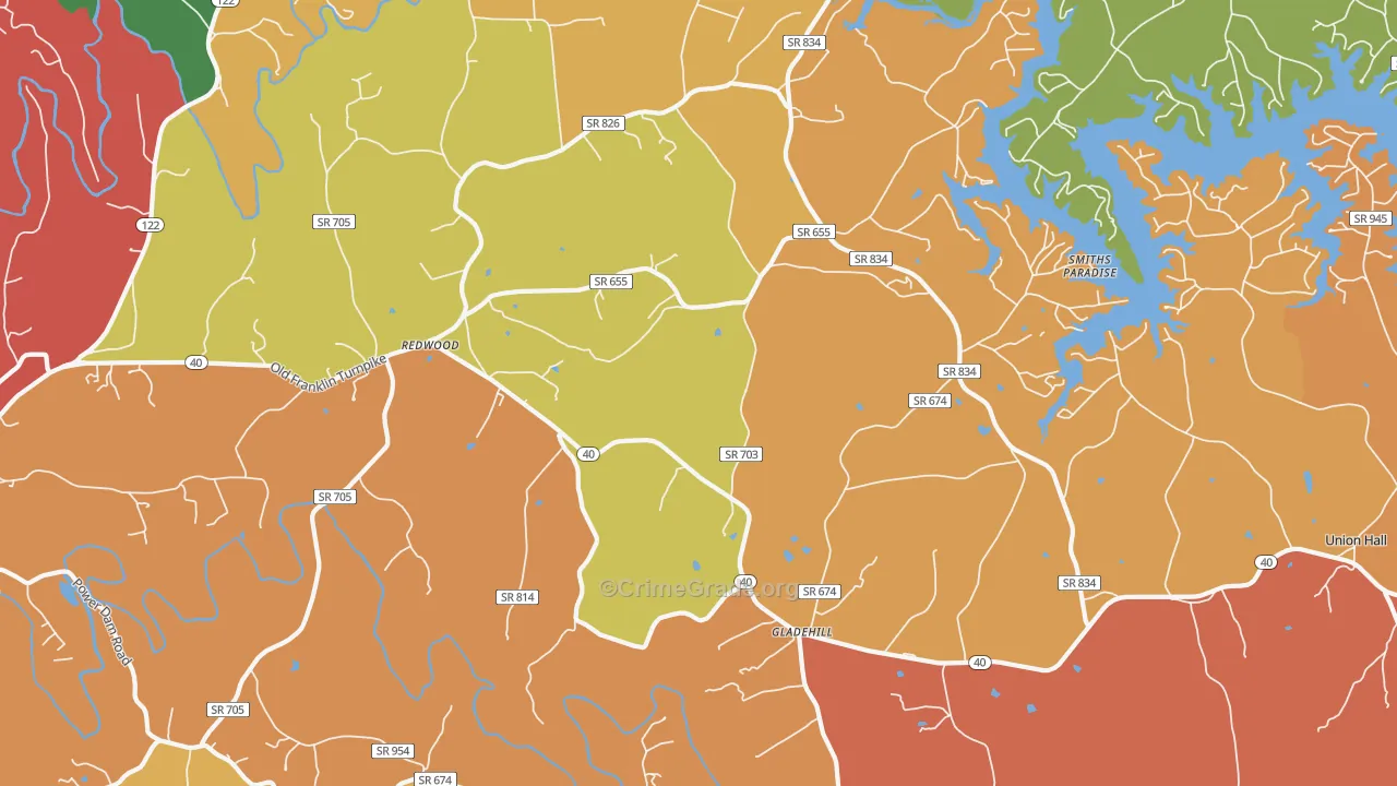 24092, VA Map of Drug-Related Crime Rates