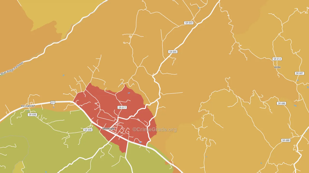24122, VA Map of Drug-Related Crime Rates