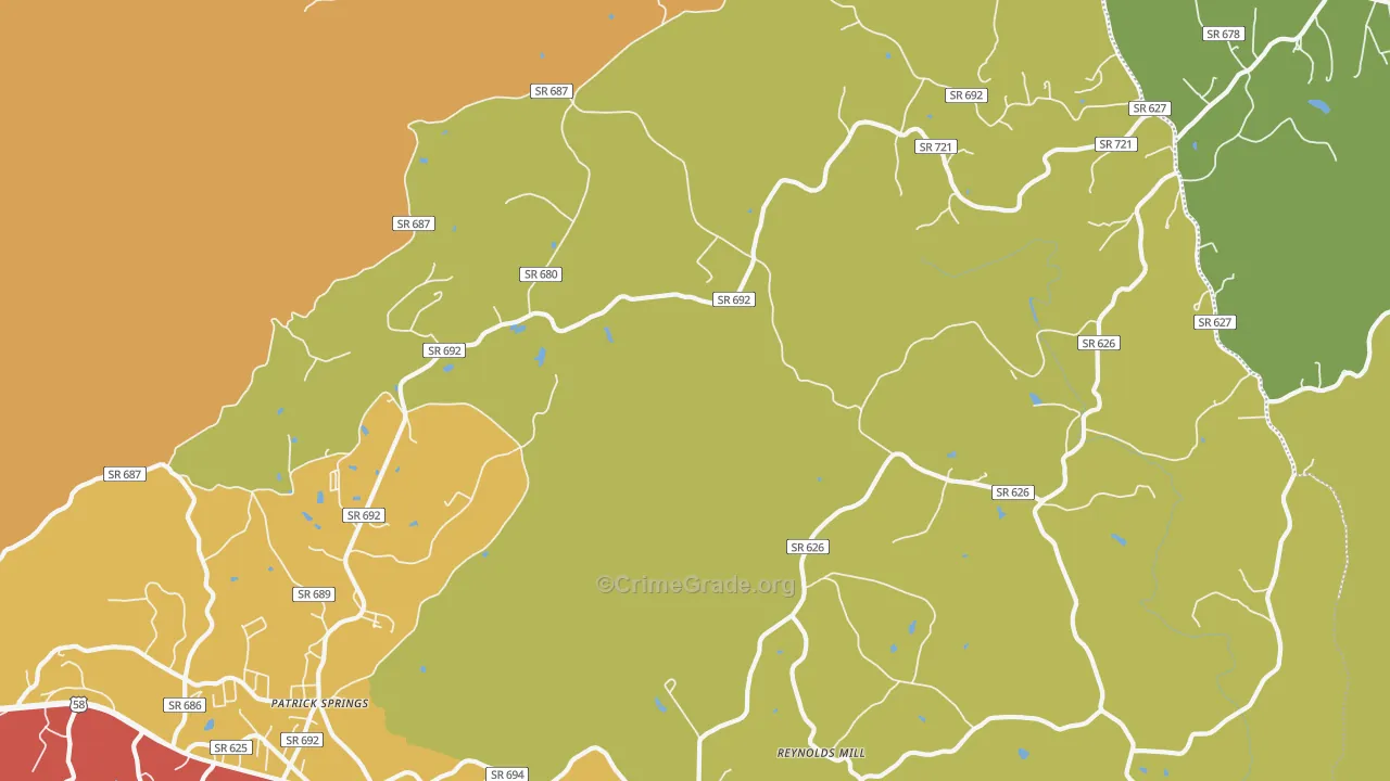 24133, VA Map of Drug-Related Crime Rates