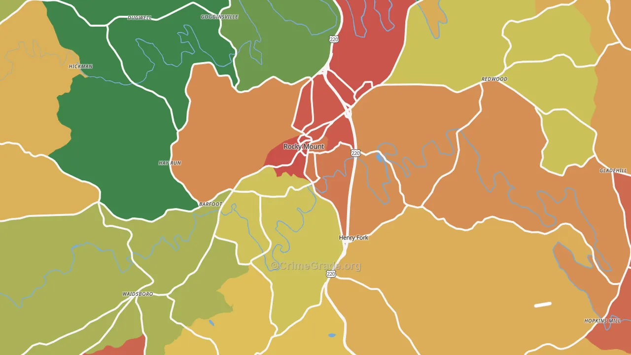 24151, VA Map of Drug-Related Crime Rates