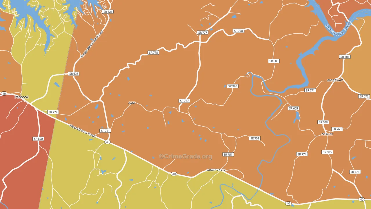 24161, VA Map of Drug-Related Crime Rates