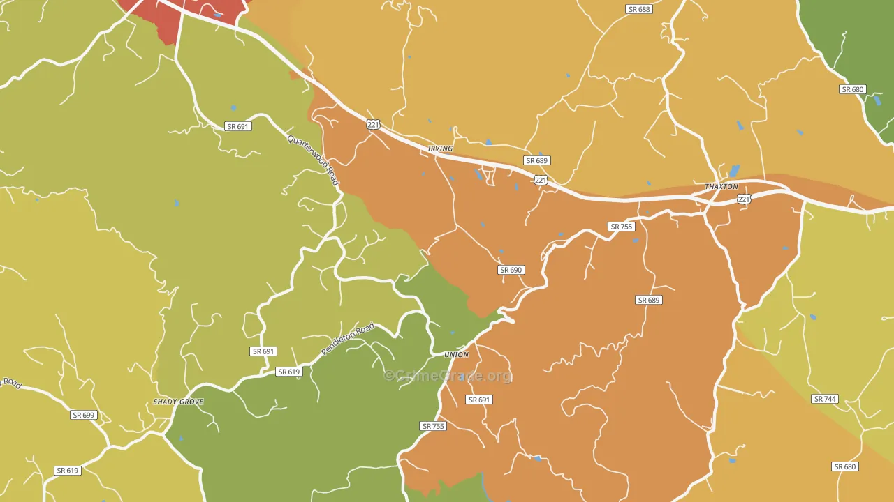 24174, VA Map of Drug-Related Crime Rates