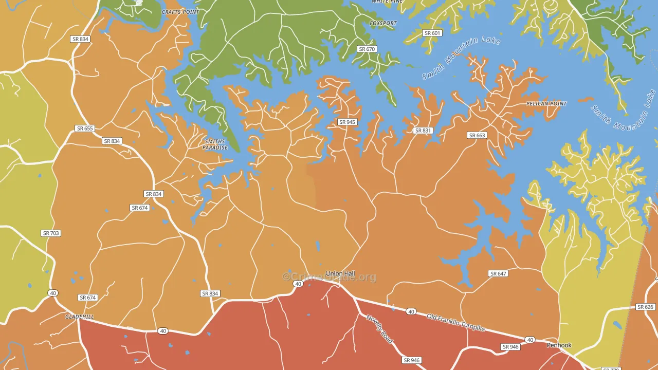 24176, VA Map of Drug-Related Crime Rates