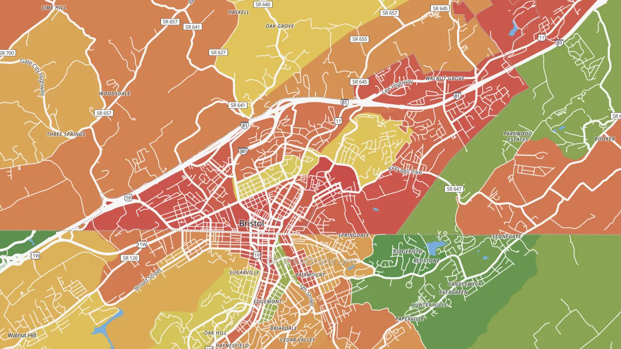 24201, VA Map of Drug-Related Crime Rates